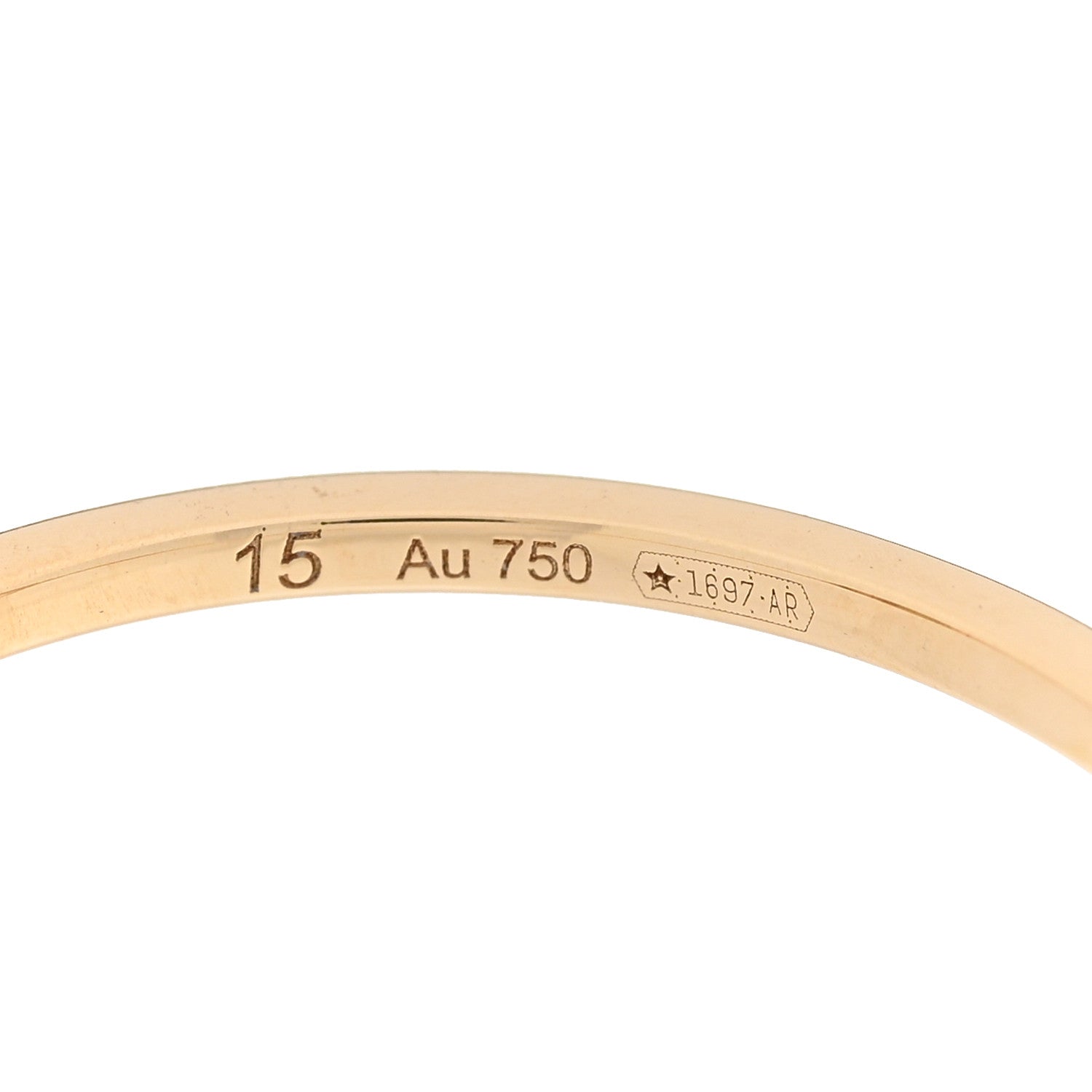 Gucci 18K Yellow Gold Green Tourmaline Interlocking G Ring 55 7.25 5 of 6