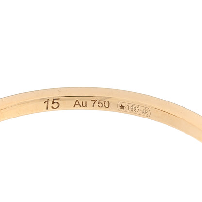 Gucci 18K Yellow Gold Green Tourmaline Interlocking G Ring 55 7.25 5 of 6