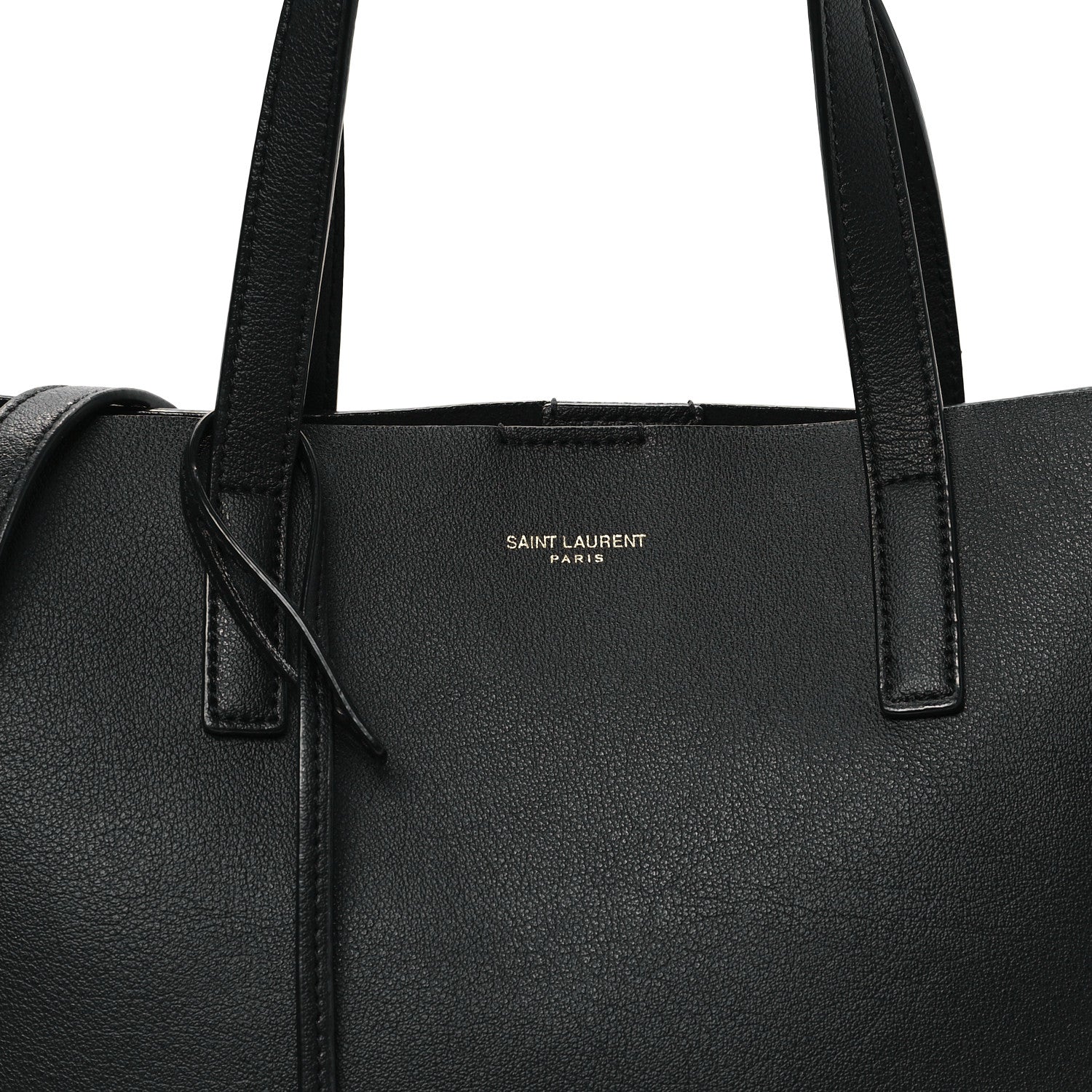 Saint Laurent Calfskin Toy Shopping Tote Black 8 of 11