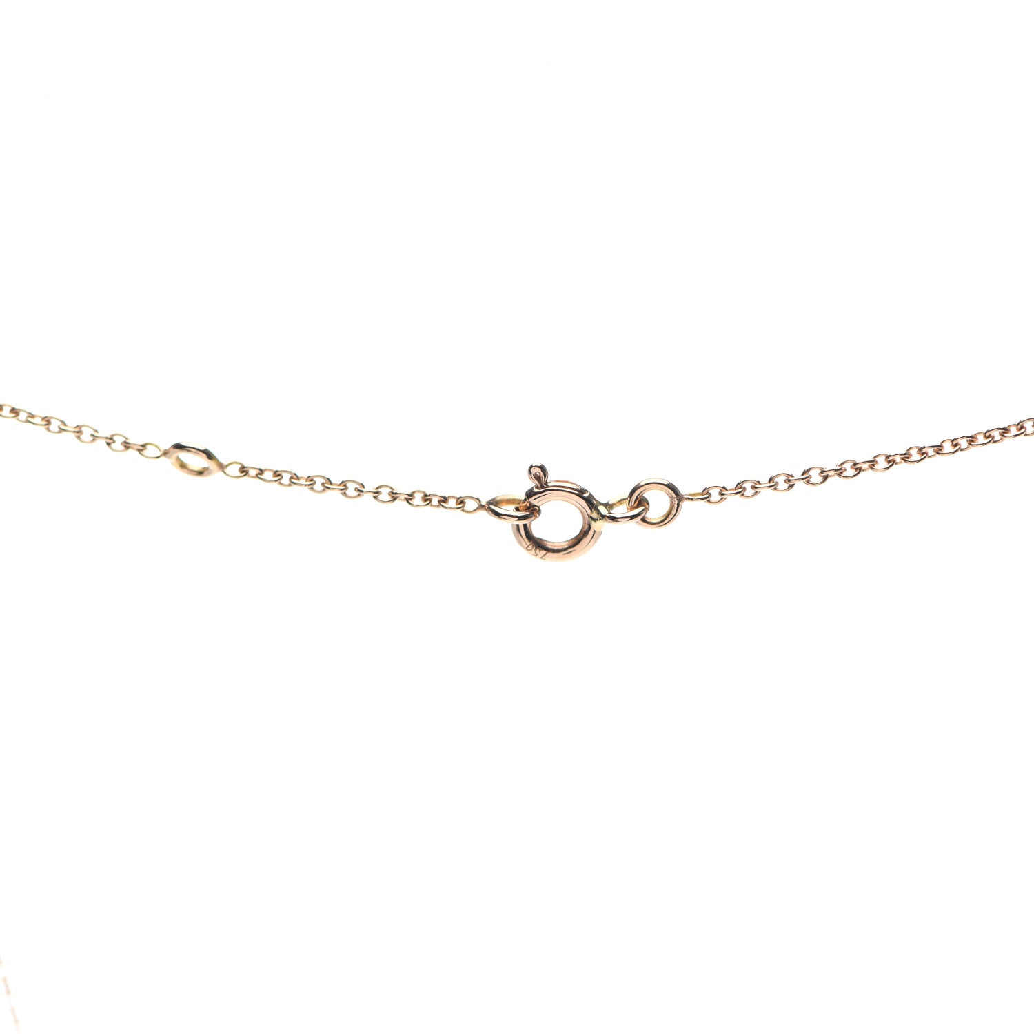 Christian Dior 18K Rose Gold Diamond Pink Opal Rose Des Vents Necklace 4 of 6
