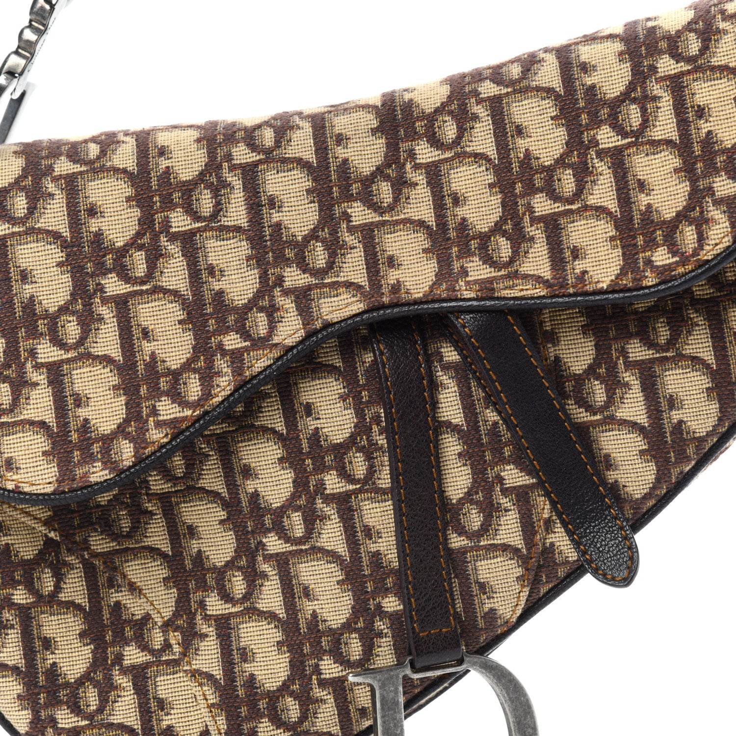 Christian Dior Monogram Saddle Bag Brown 10 of 10