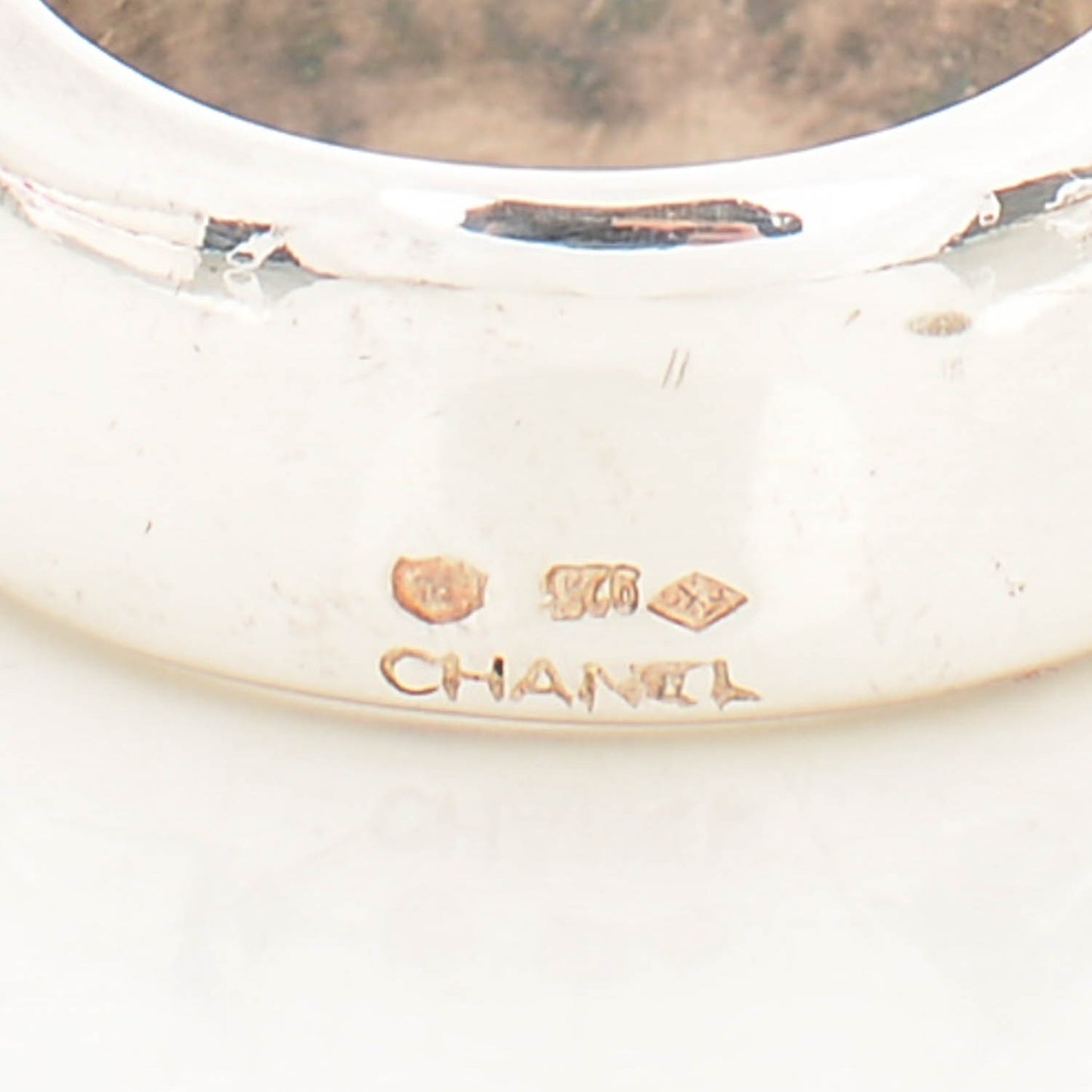 Sterling Silver Logo Ring 6.5