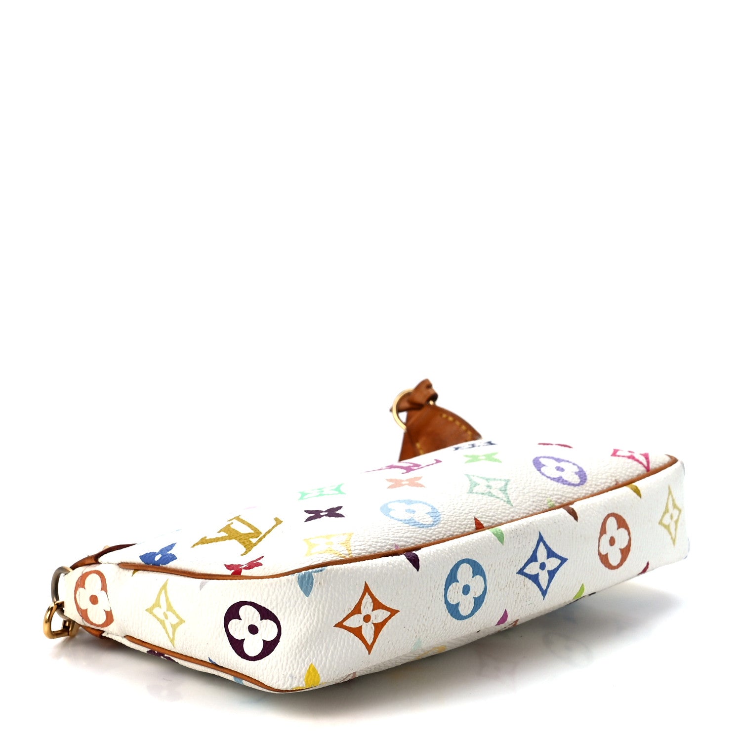 Louis Vuitton Monogram Multicolor Pochette Accessories White 4 of 11