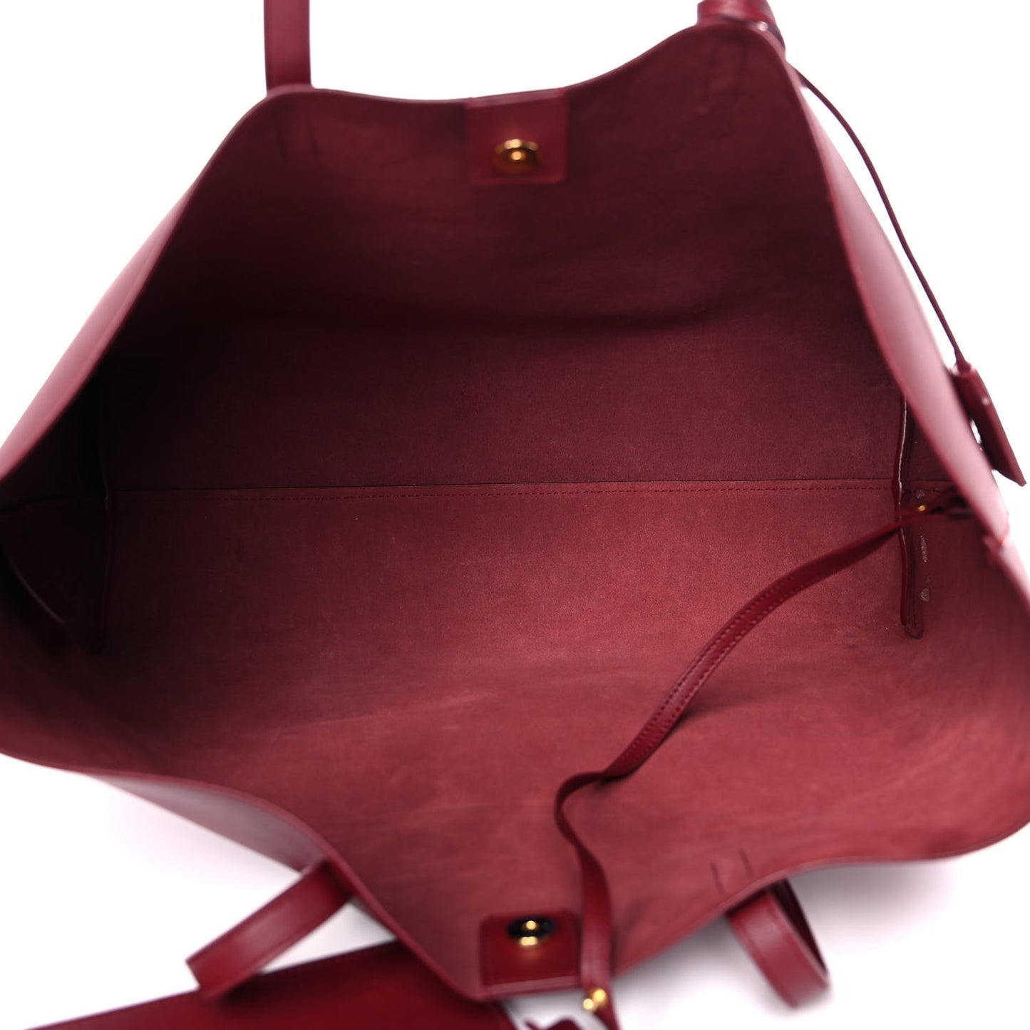 Calfskin Large Shopping Tote Palissandre