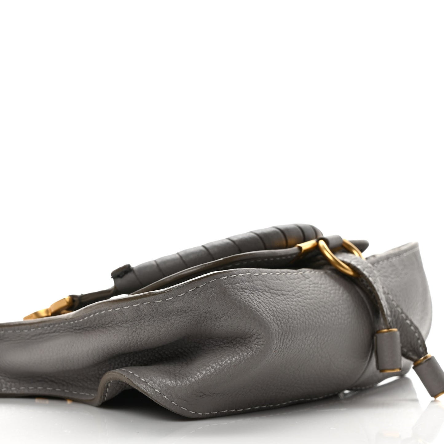 Calfskin Mini Marcie Satchel Cashmere Grey