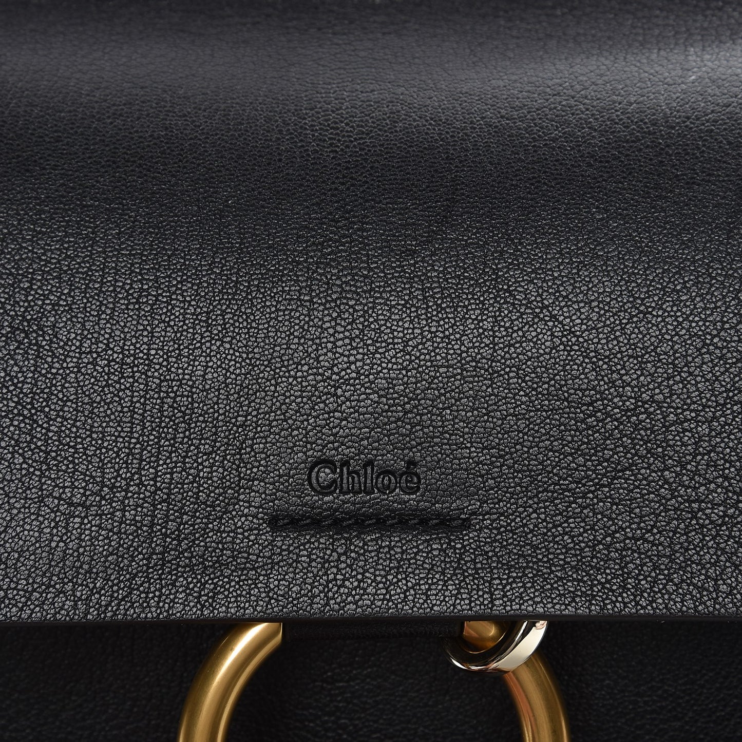 Calfskin Medium Faye Shoulder Bag Black