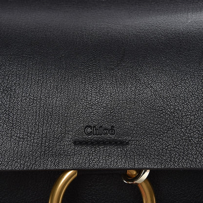 Chloe Calfskin Medium Faye Shoulder Bag Black 7 of 8