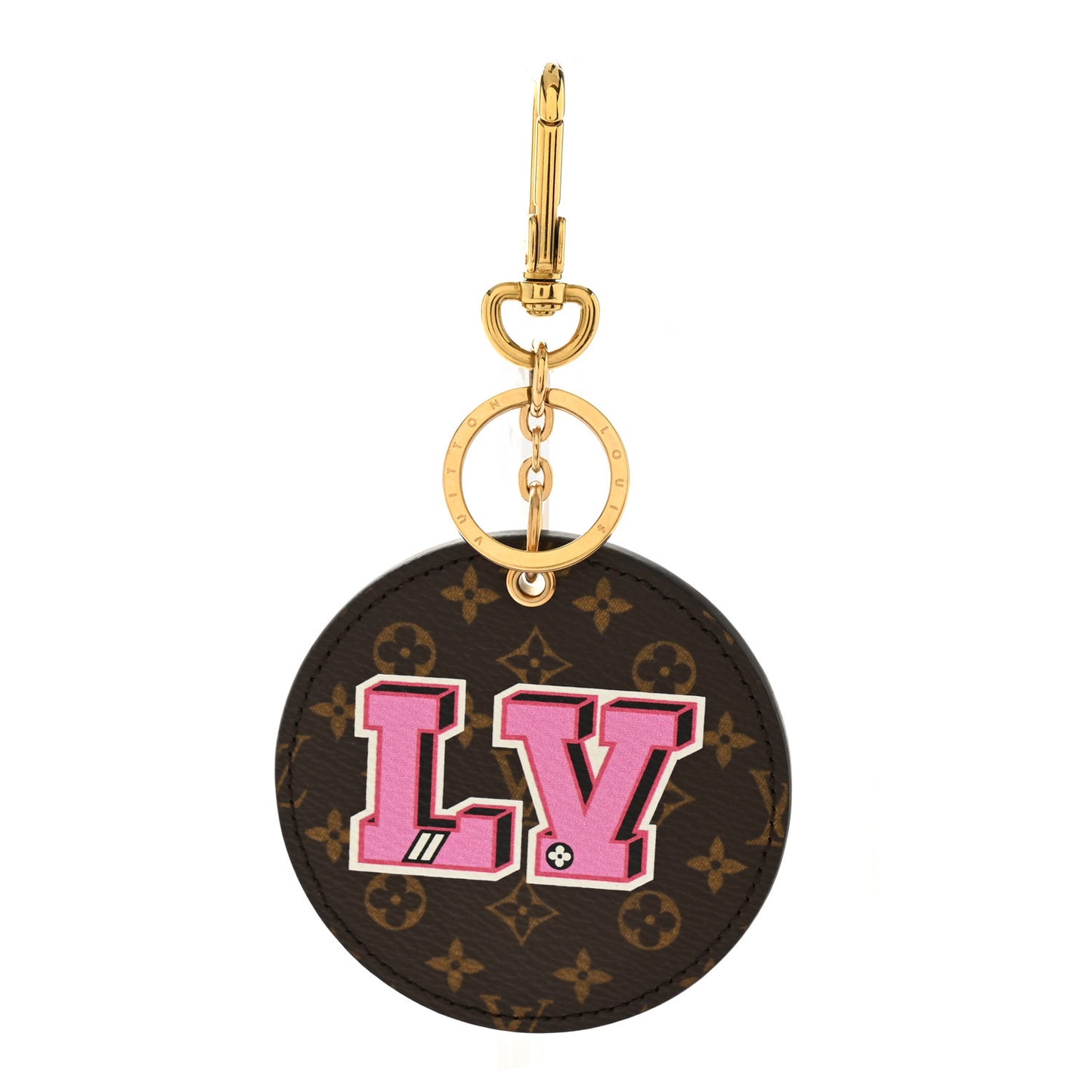 Monogram Stories Bag Charm Key Holder