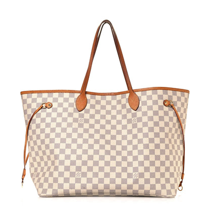 Louis Vuitton Damier Azur Neo Neverfull GM Rose Ballerine 3 of 18