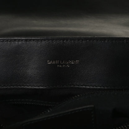 Saint Laurent Calfskin Y Quilted Monogram Medium Loulou Chain Satchel Black 7 of 17