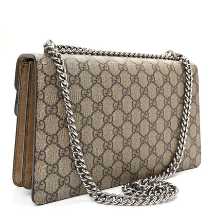 Gucci GG Supreme Monogram Small Dionysus Shoulder Bag Taupe 3 of 13