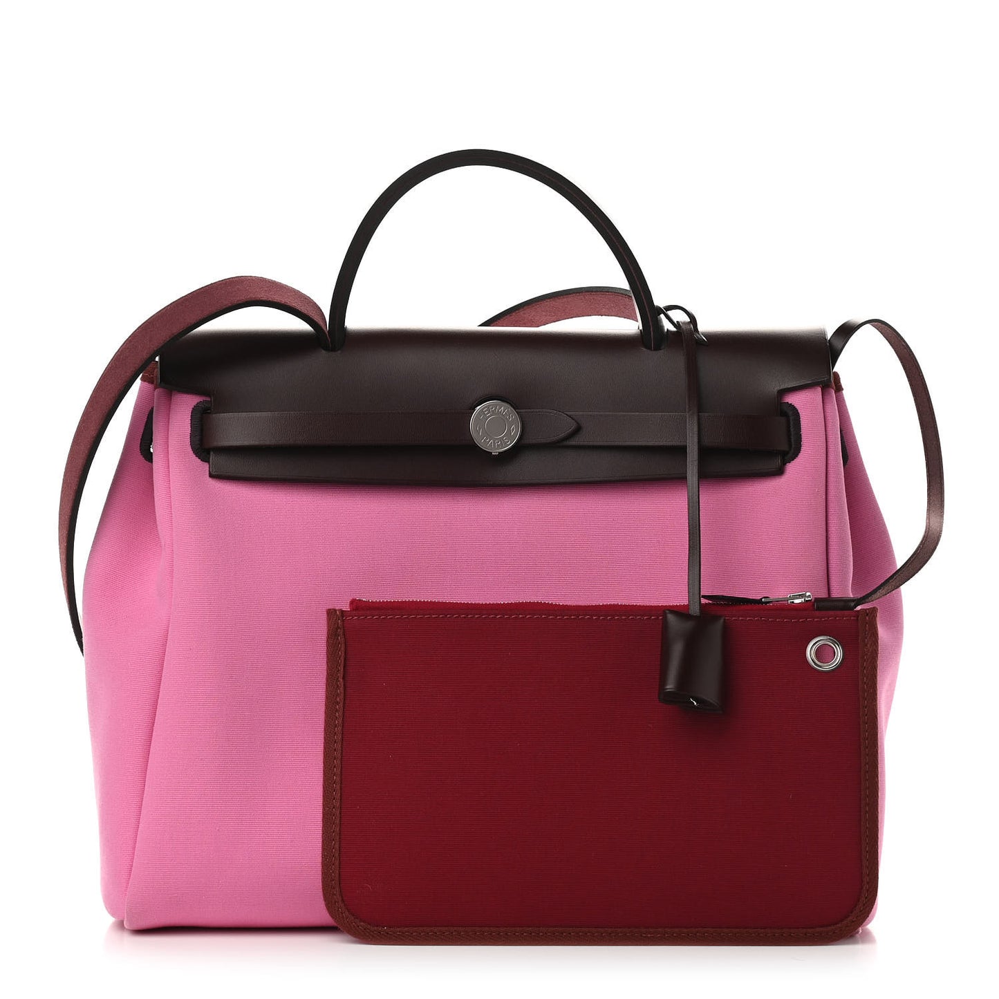 Toile Officier Vache Hunter Verso Herbag Zip Retourne PM 31 Bubblegum Rubis Rouge Sellier