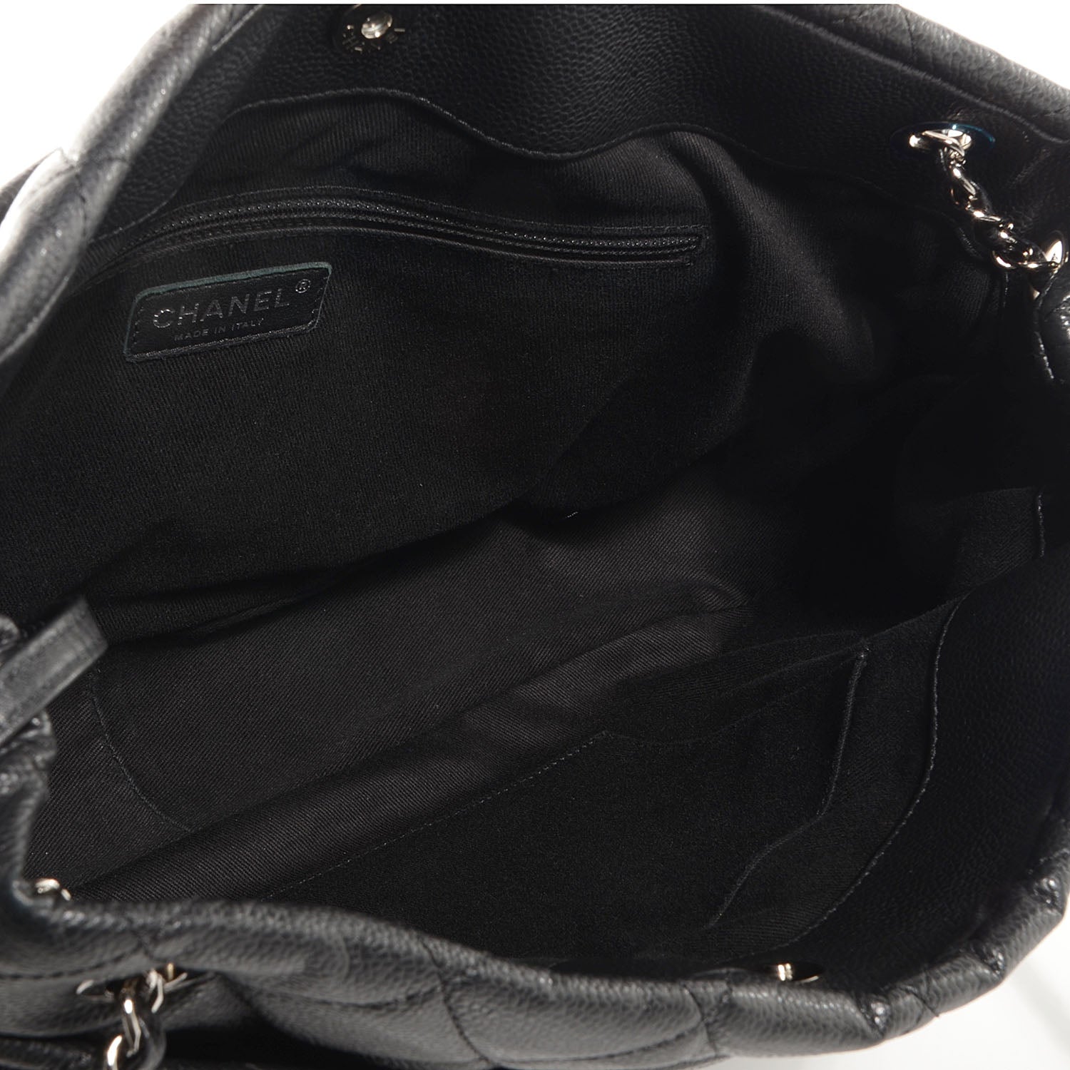 Chanel Soft Caviar Timeless Large Shopping Tote Black 5 of 7