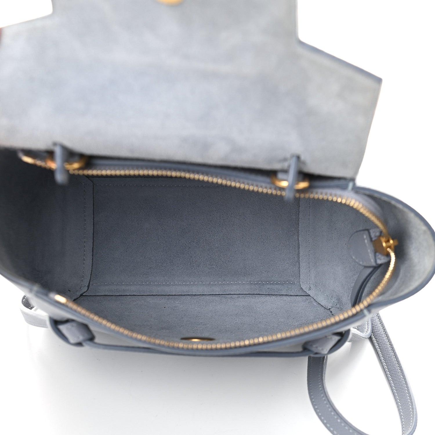 Celine Grained Calfskin Nano Belt Bag Arctic Blue 886512