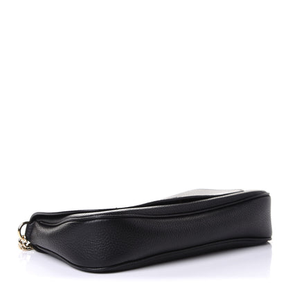 Gucci Pebbled Calfskin Medium Soho Flap Crossbody Black 4 of 9