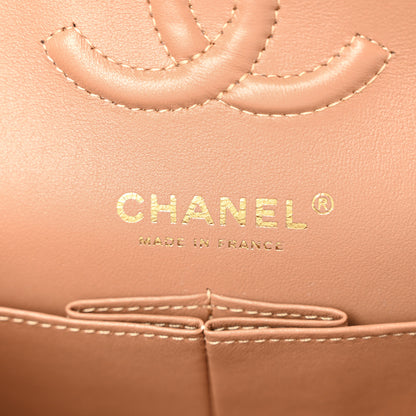 Chanel Lambskin Quilted Small Double Flap Brown 6 of 11