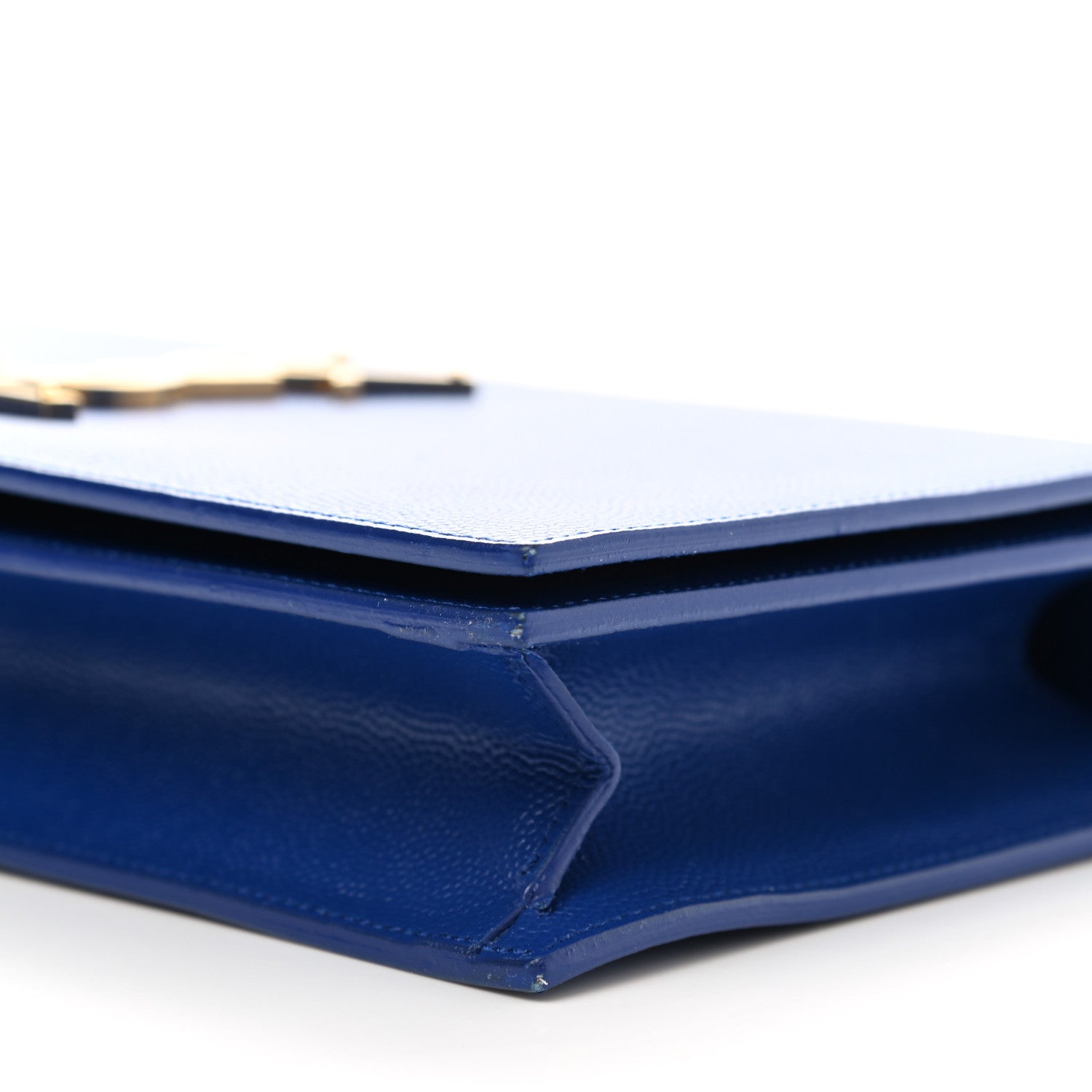 Saint Laurent Grain De Poudre Classic Monogram Kate Clutch Outremer 9 of 10