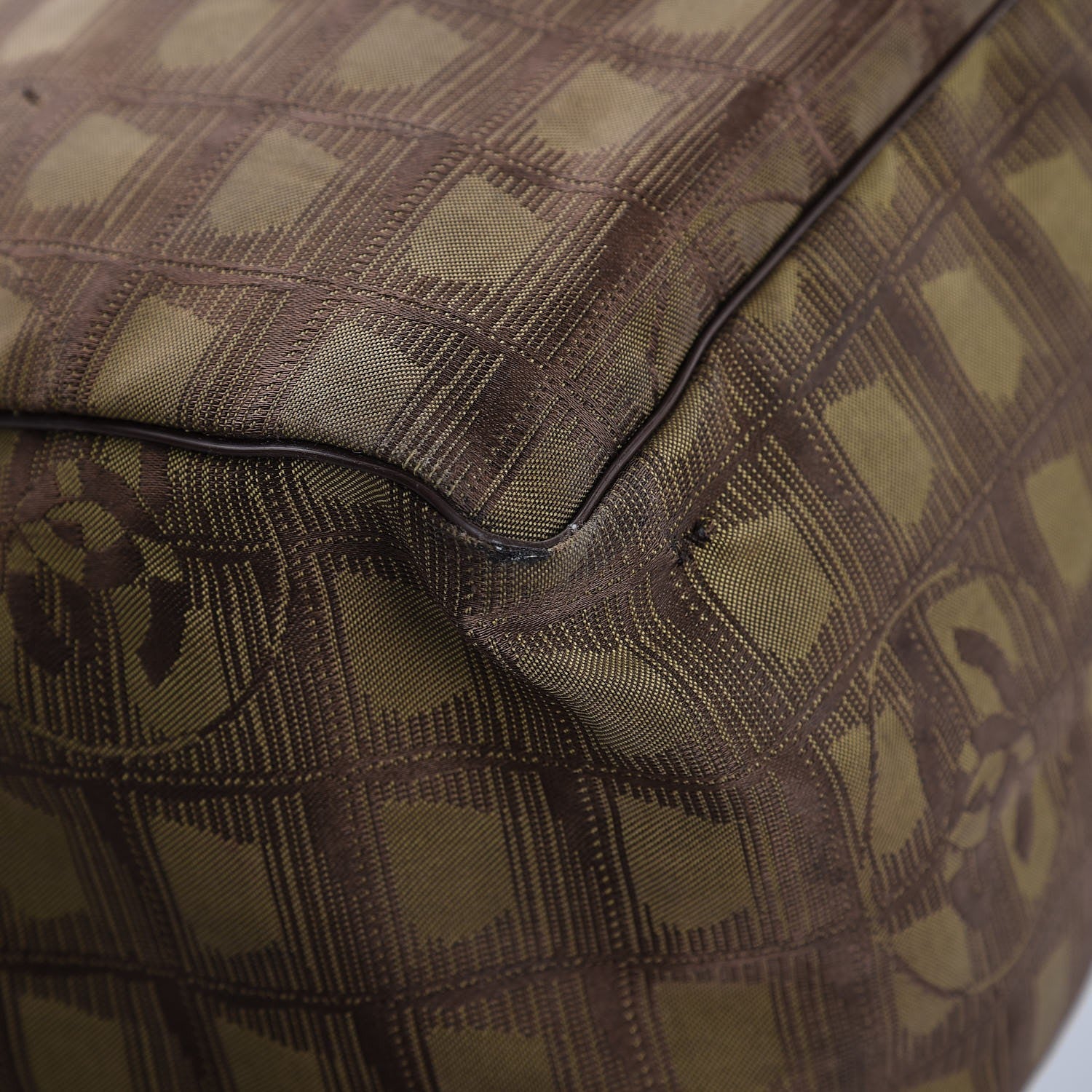 Chanel Nylon Medium Travel Tote Khaki 11 of 16
