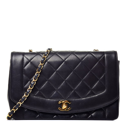 Chanel Lambskin Quilted Small Single Flap Black 1 of 9