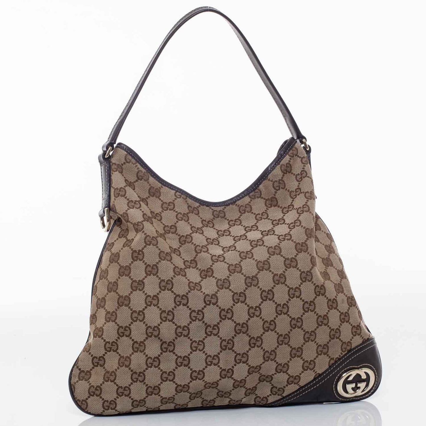 Monogram New Britt Medium Hobo Ebony