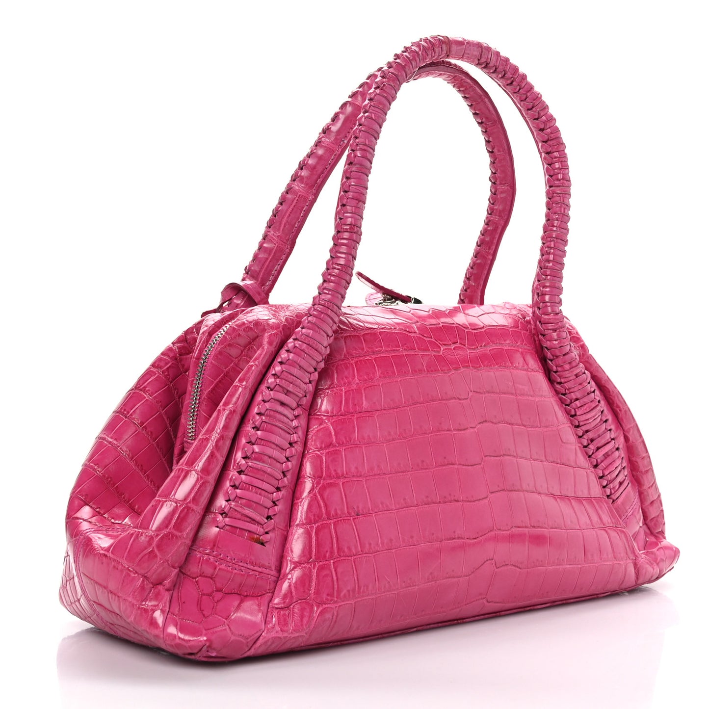 Crocodile Shoulder Bag Pink