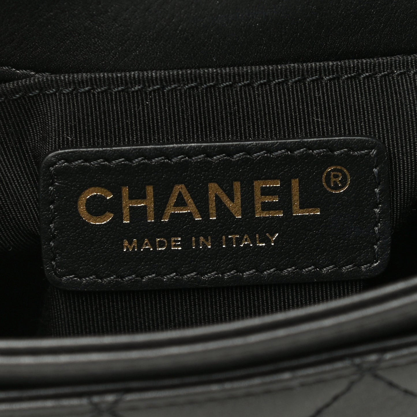 Calfskin Quilted Top Handle Flap Black