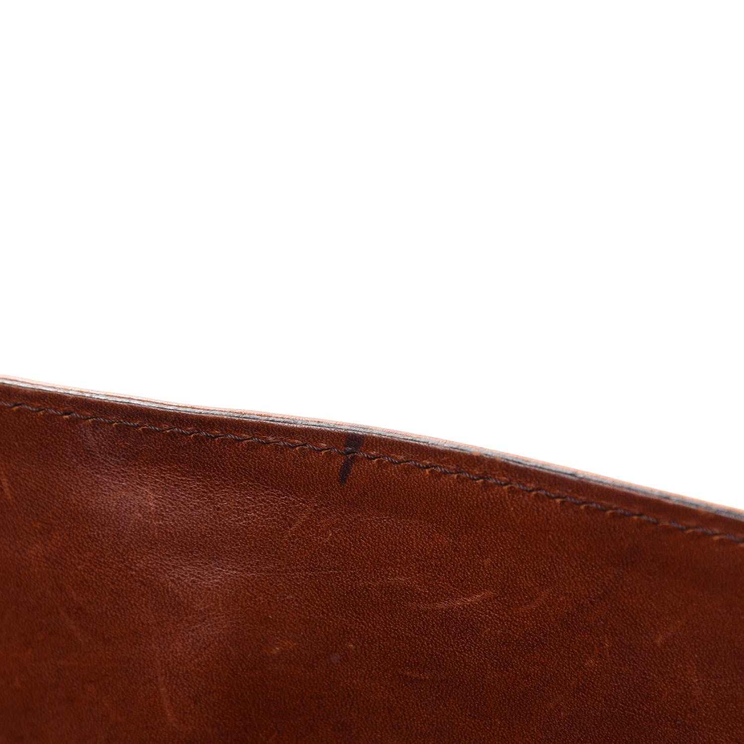 Burberry House Check Bridle Calfskin Medium Lynher Tote Dark Tan 10 of 14