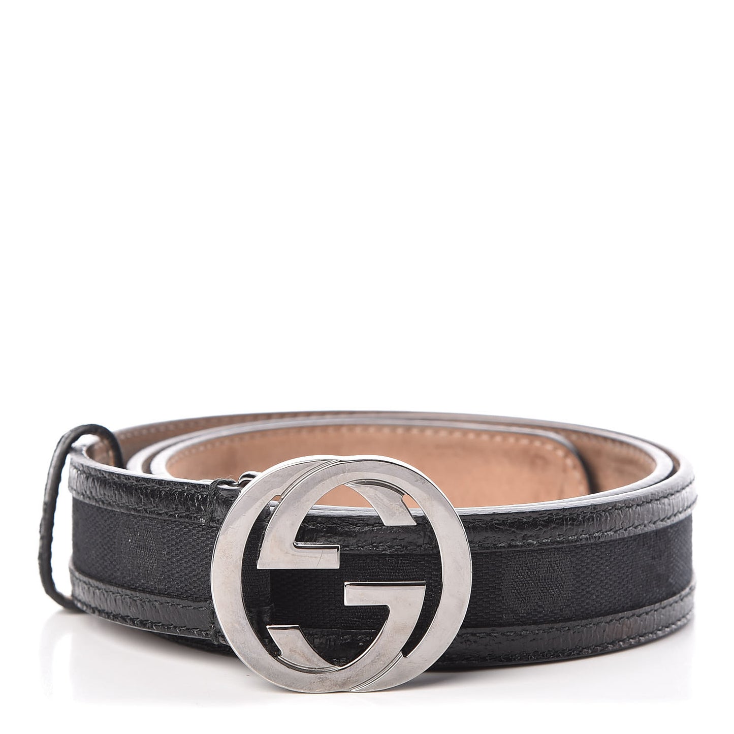Monogram Interlocking G Belt 80 32 Black