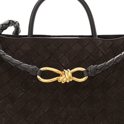 Bottega Veneta Suede Intrecciato Medium Andiamo Shoulder Bag Fondant 7 of 10