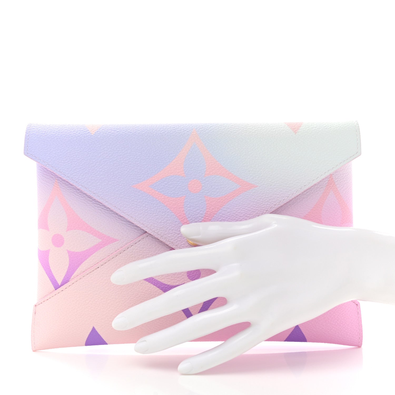 Louis Vuitton Monogram Giant Spring In The City Kirigami Pochette Set Sunrise Pastel Midnight Fuchsia Sunset Kaki 3 of 9
