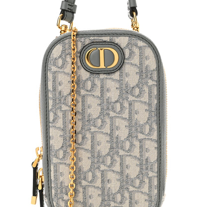 Christian Dior Oblique 30 Montaigne Phone Holder Grey 9 of 13