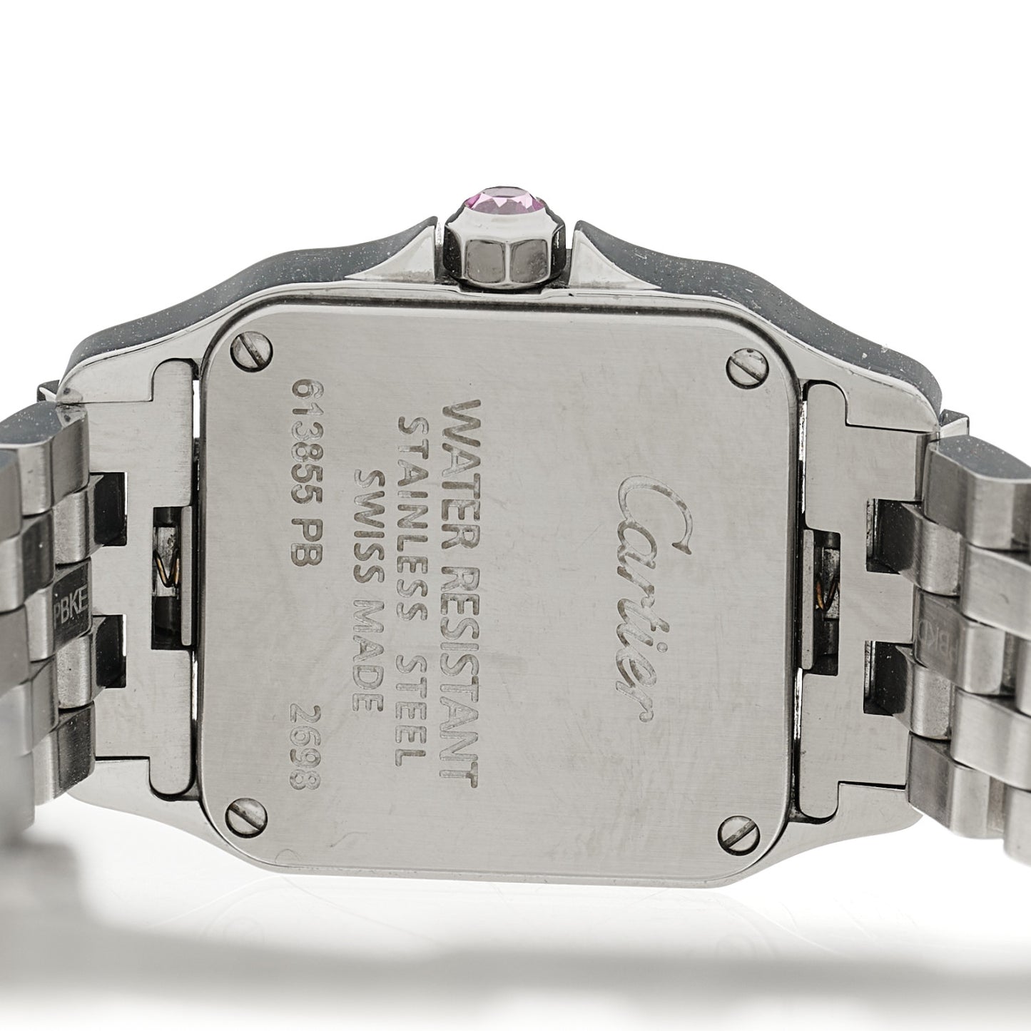 Stainless Steel 20mm Santos Demoiselle Quartz Watch