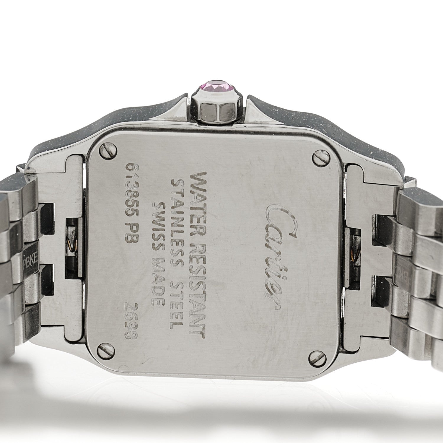 Cartier Stainless Steel 20mm Santos Demoiselle Quartz Watch 4 of 4