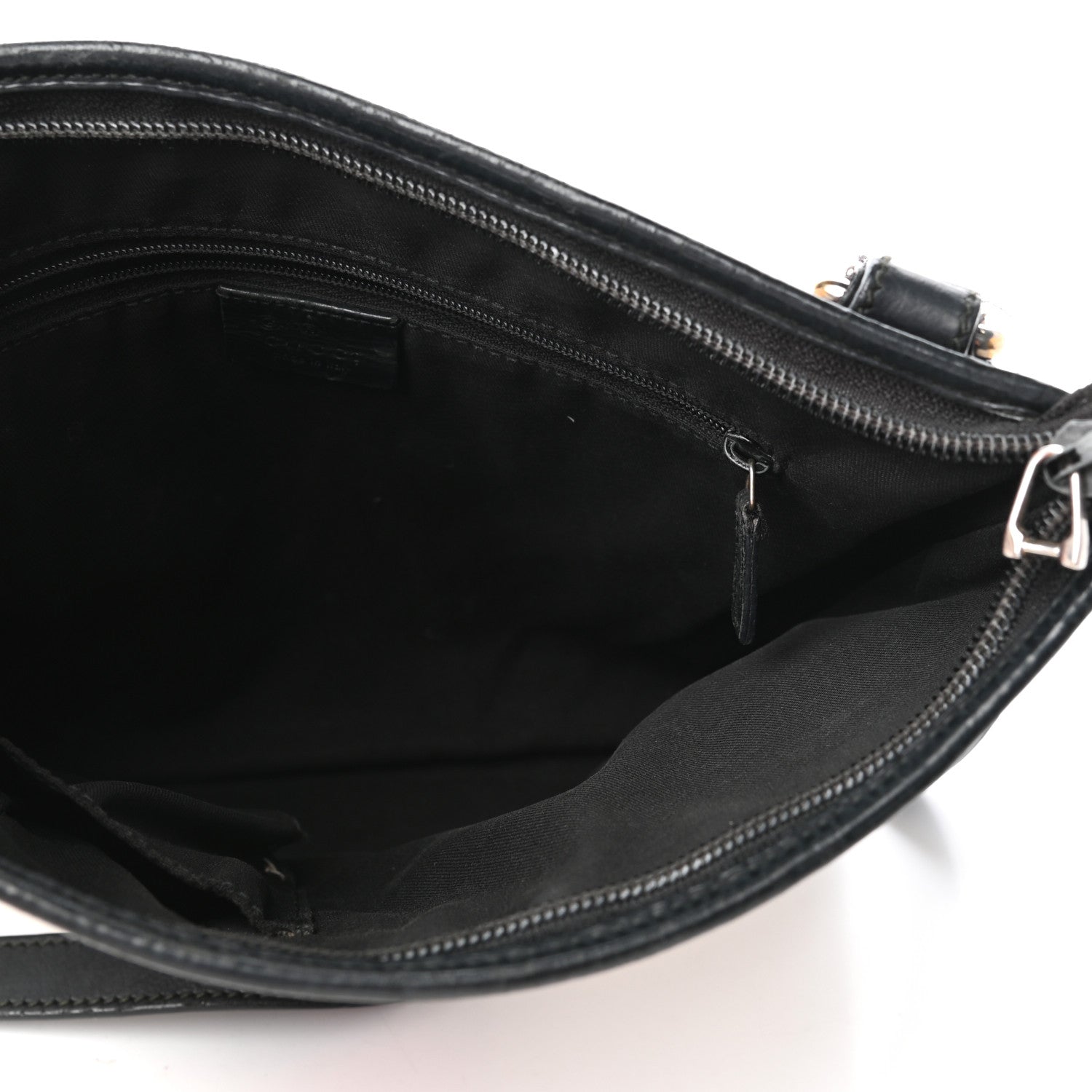 Gucci GG Plus Monogram Web Stripe Joy Messenger Bag Black 5 of 11