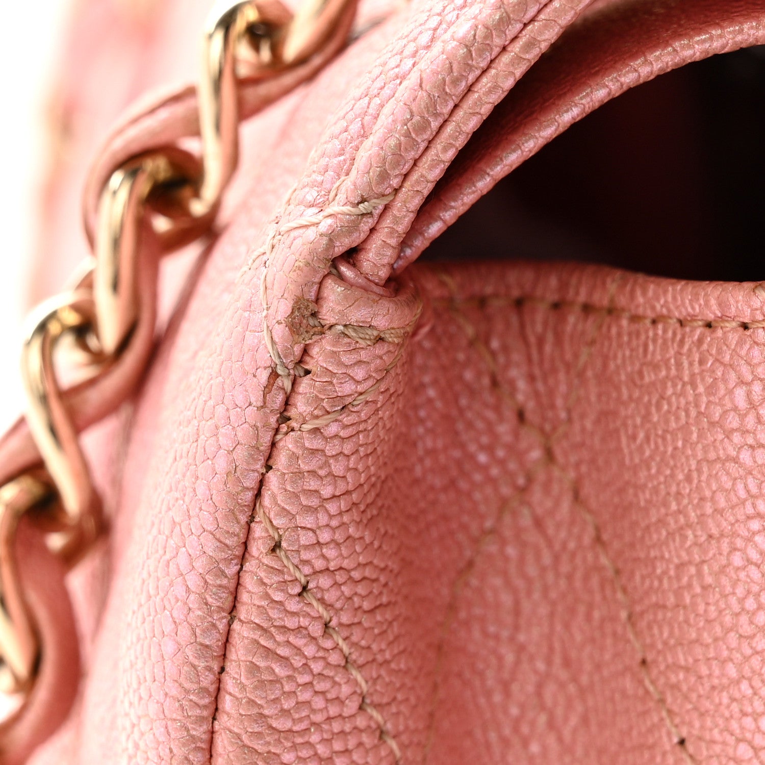 Chanel Iridescent Caviar Quilted Small Double Flap Pink 12 of 12