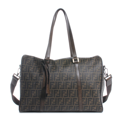 Fendi Zucca Spalmati Large Travel Tote Tobacco 1 of 8