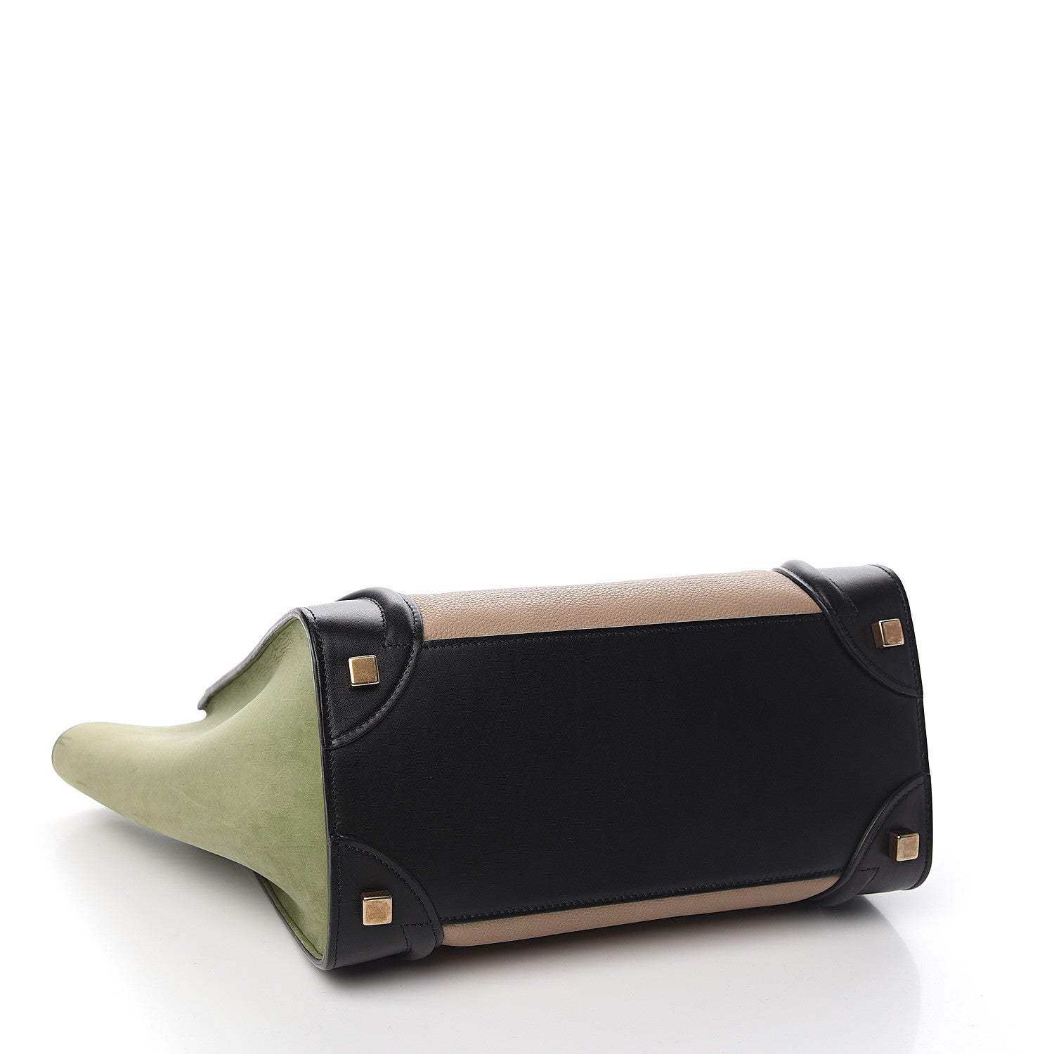 Celine Nubuck Calfskin Micro Tri-Color Luggage 3 of 9