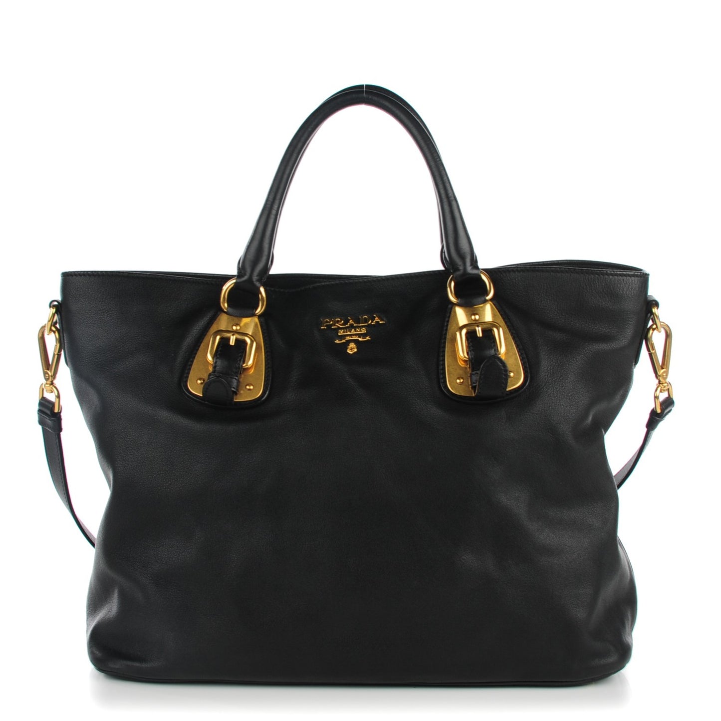 Soft Calf Tote Nero Black