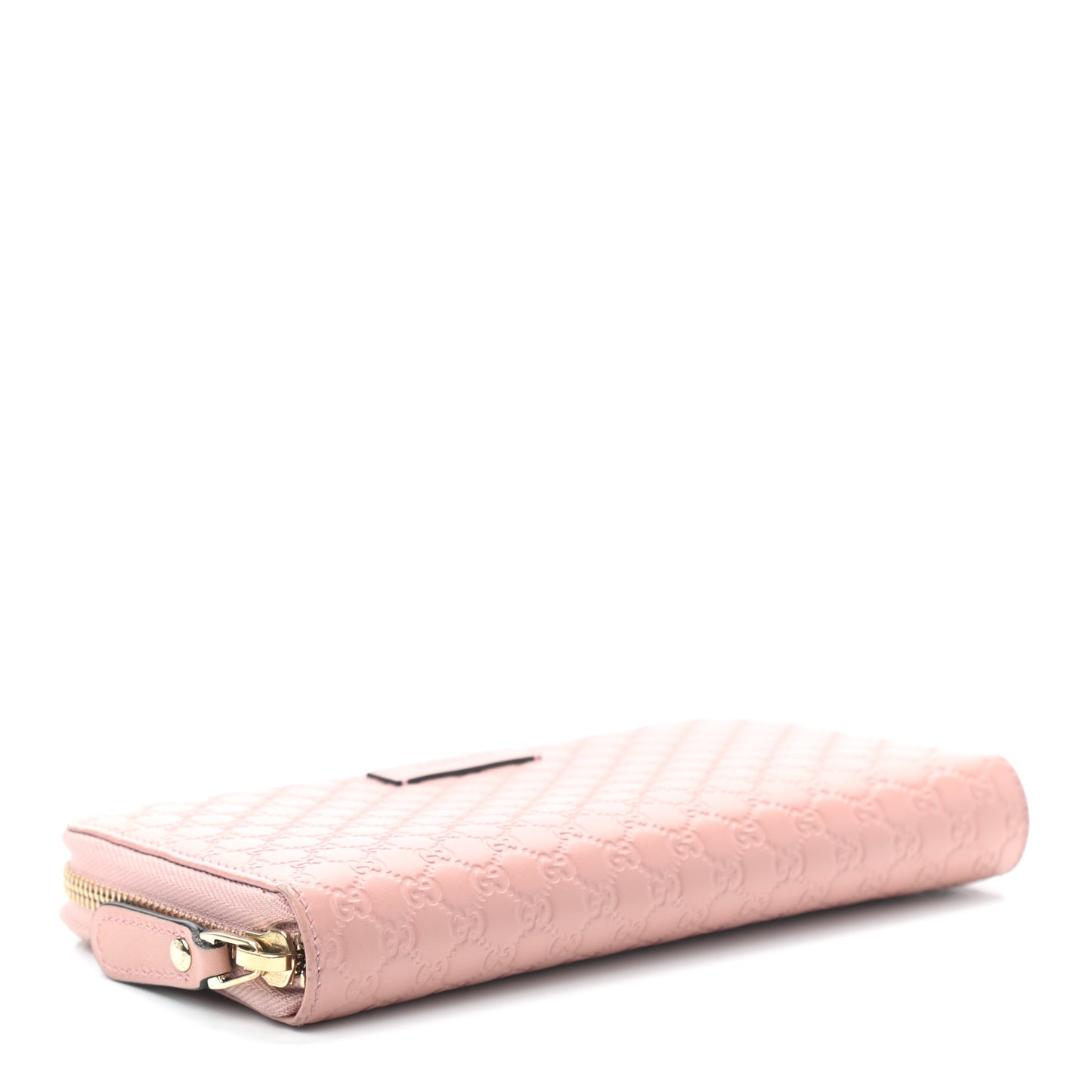 Microguccissima Zip Around Wallet Soft Pink
