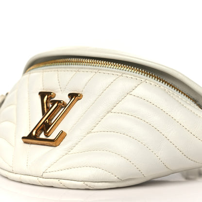 Louis Vuitton Calfskin Quilted New Wave Bumbag White 9 of 12