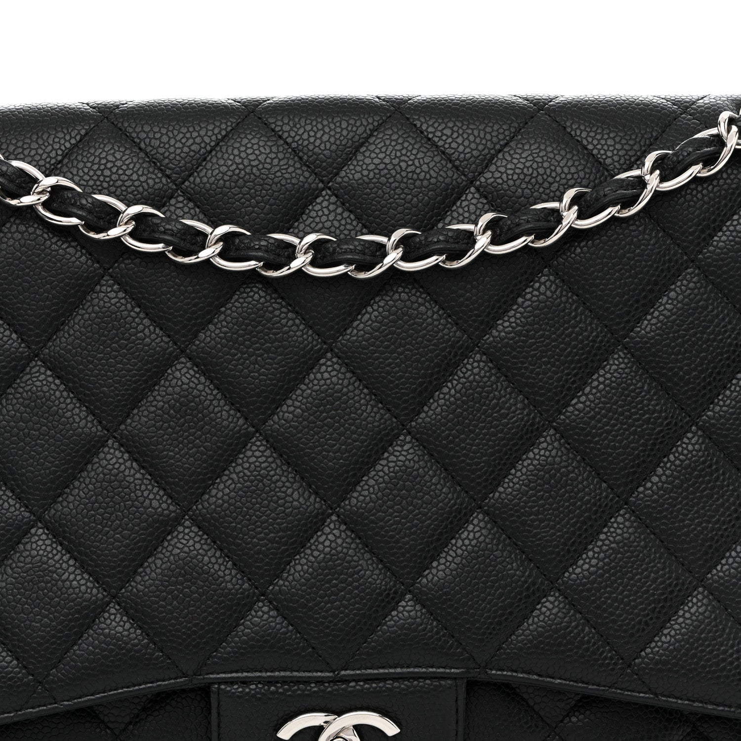 Chanel Caviar Maxi Single Flap Black 7 of 10