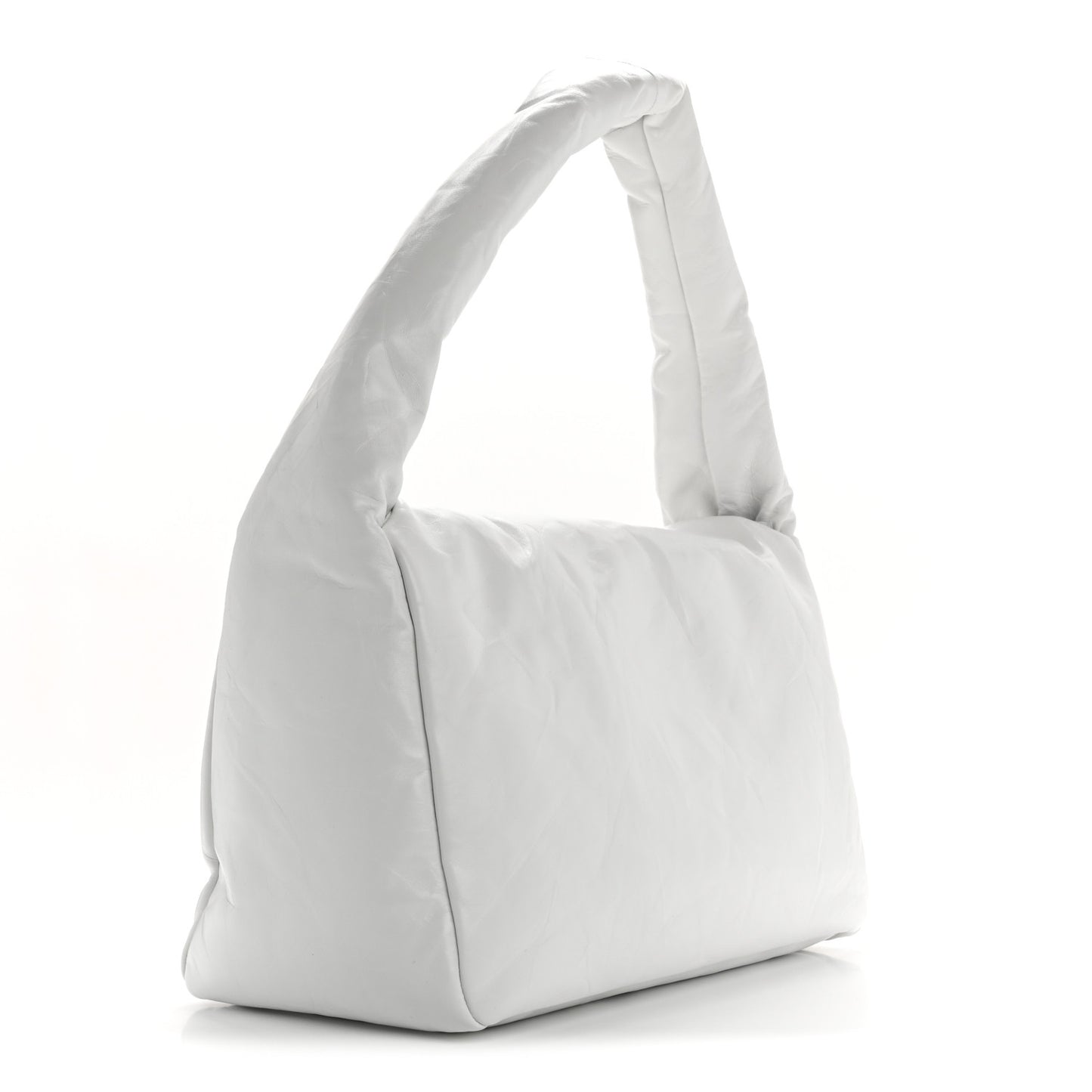 Calfskin Monaco Sling Shoulder Bag White