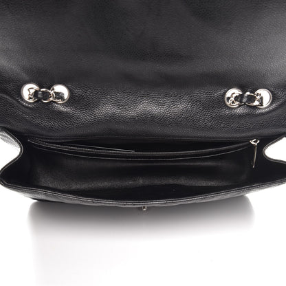 Chanel Caviar Quilted Jumbo Single Flap Black 5 of 7