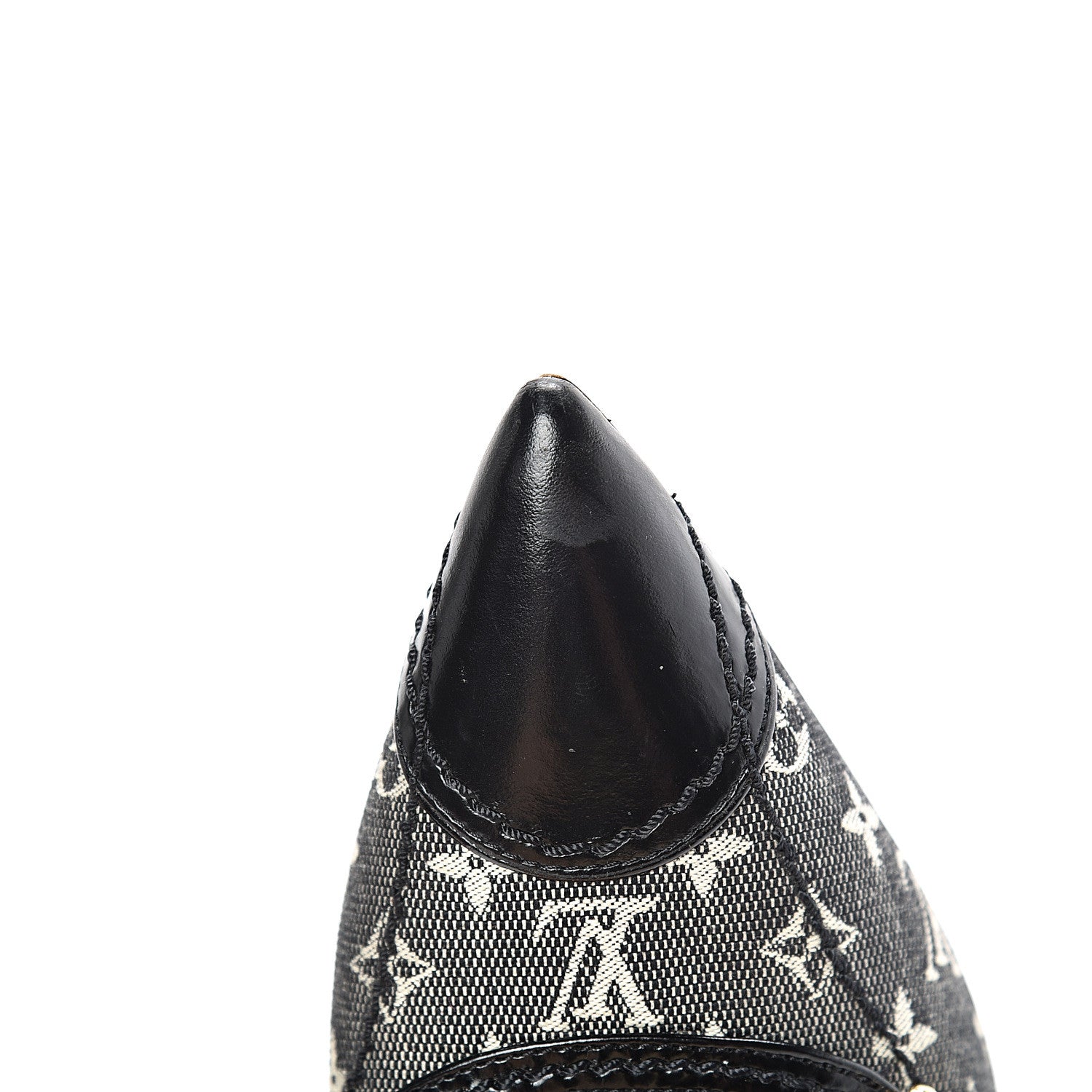 Louis Vuitton Mini Monogram Luxembourg Pumps 38.5 Gris 14 of 15