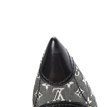Louis Vuitton Mini Monogram Luxembourg Pumps 38.5 Gris 14 of 15