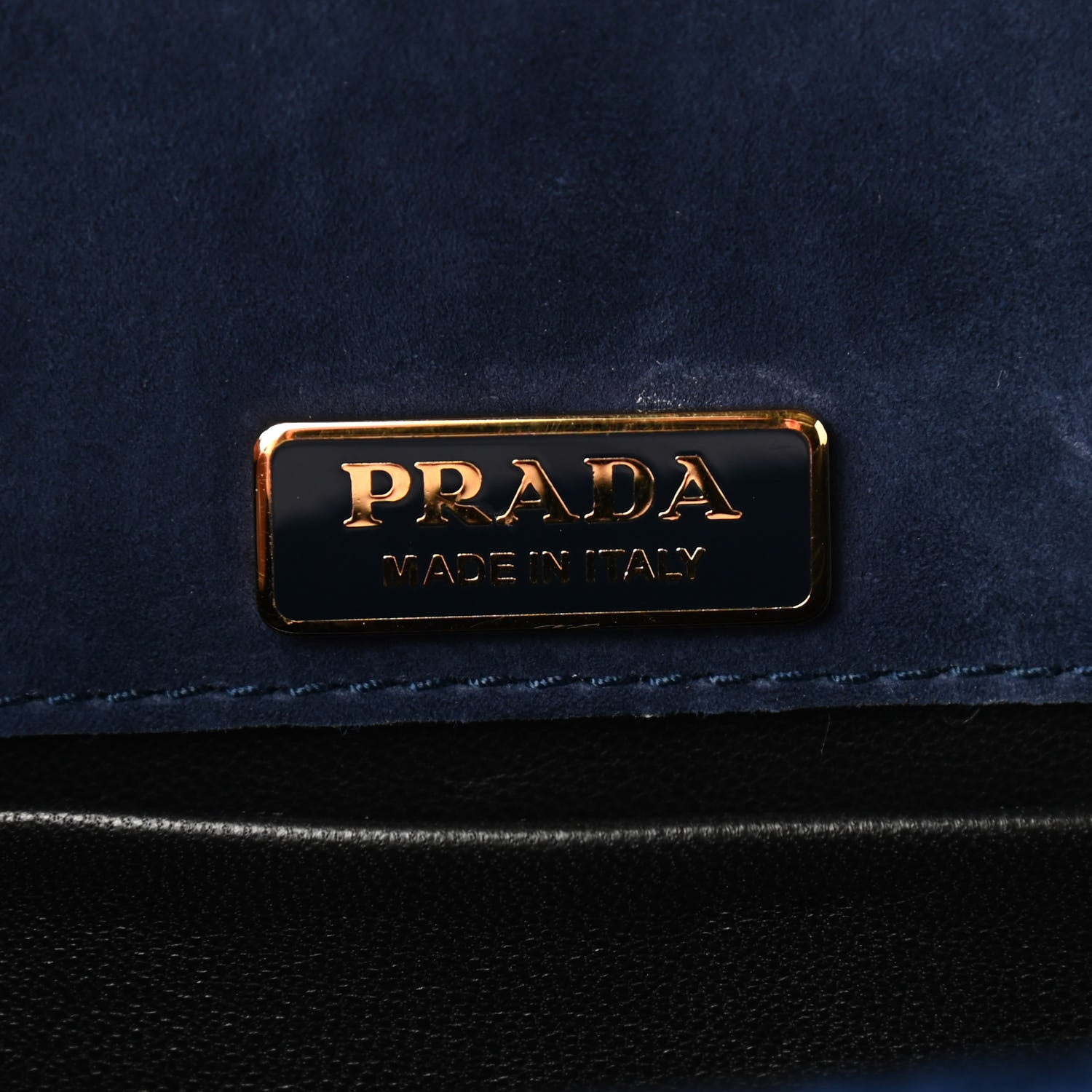 Prada Velvet City Calf Saffiano Crystal Cahier Shoulder Bag Zaffiro Black 6 of 8