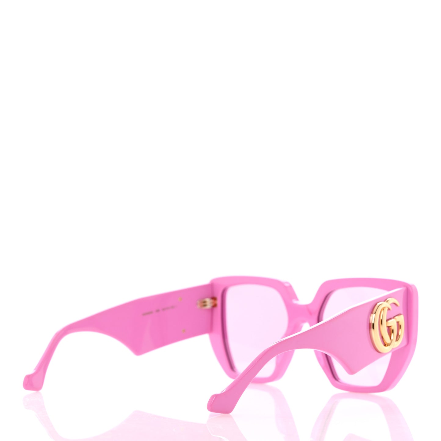 Acetate Square Frame Sunglasses GG0956S Pink