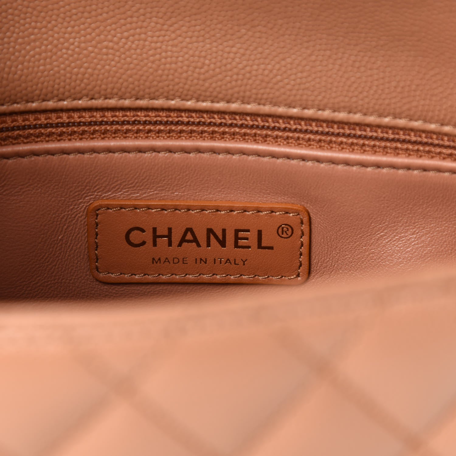 Chanel Caviar Quilted Mini Coco Handle Flap Brown 8 of 11