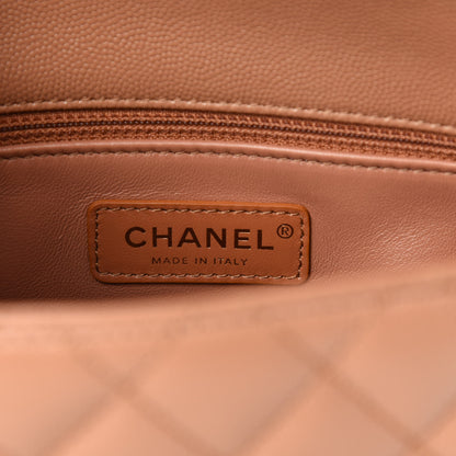 Chanel Caviar Quilted Mini Coco Handle Flap Brown 8 of 11