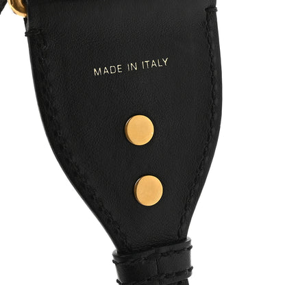 Christian Dior Canvas Embroidered Shoulder Strap Blue 3 of 5